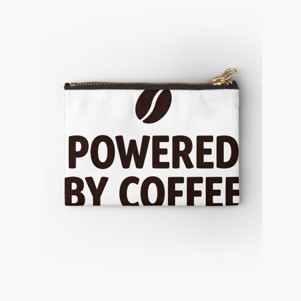 Item preview, Funny Coffee Art – Powered by Coffee Minimal Design for Coffee Lovers designed and sold by Mihalystudio.