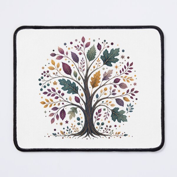 Item preview, Mystical Autumn Tree Watercolor Art designed and sold by PetalGarden.
