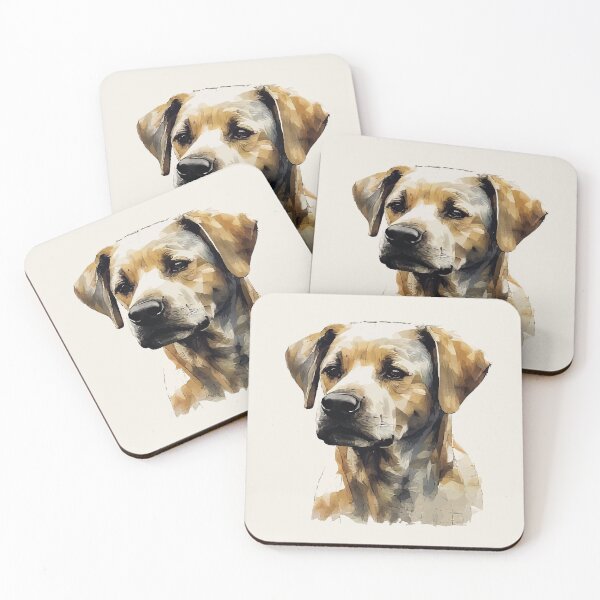 Item preview, Geometric Labrador Retriever – Modern Pet Art designed and sold by Tklezardesigns.