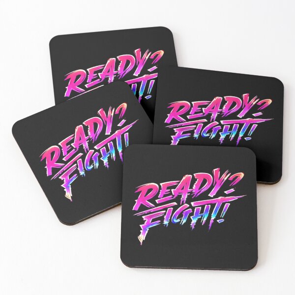 Item preview, READY? FIGHT! – 90s Neon Arcade Tribute designed and sold by Wawan35200.