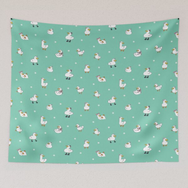 Item preview, Cute Duck Pattern - Cartoon Bird Aesthetic Design designed and sold by Rangmanch.