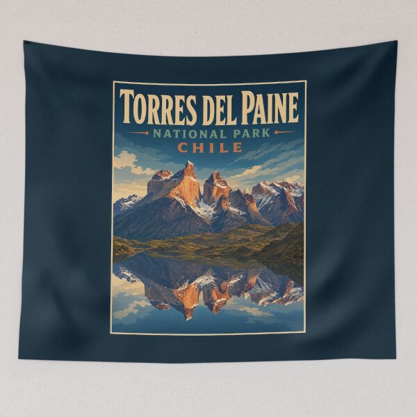 Item preview, Torres del Paine National Park - Chile designed and sold by GoodOldVintage.