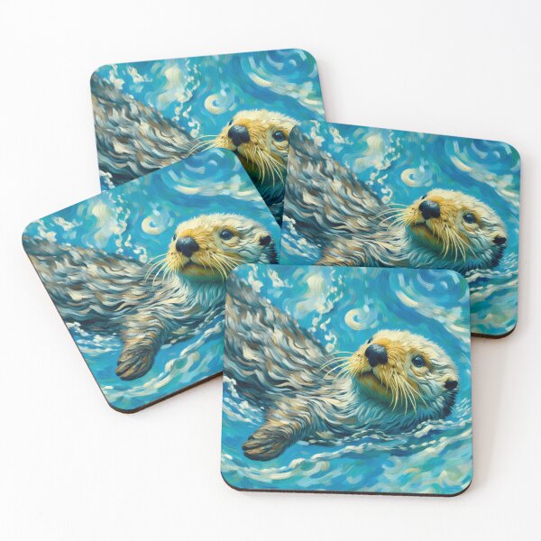 Item preview, Sea Otter Art #9 | Otter Lovers designed and sold by ksgraphics222.