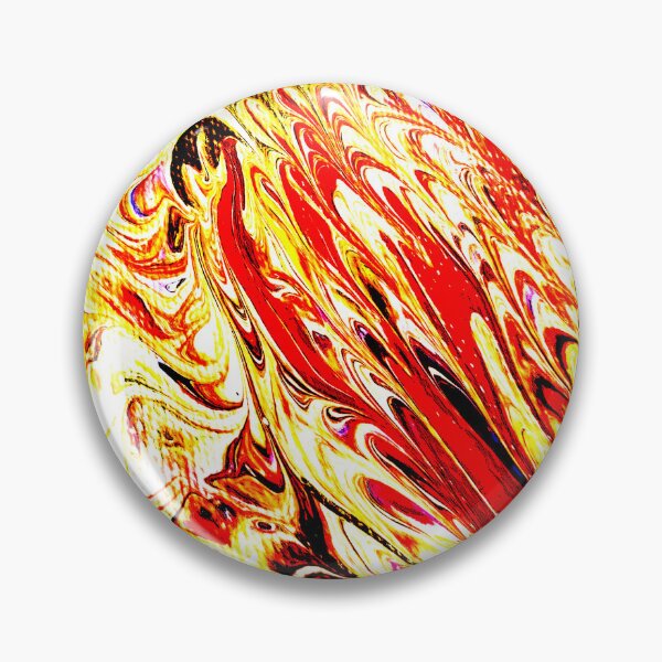 Item preview, Abstract Expressionist Illustration, Fire and Light, Modernist Painting designed and sold by AMacGPhilly.