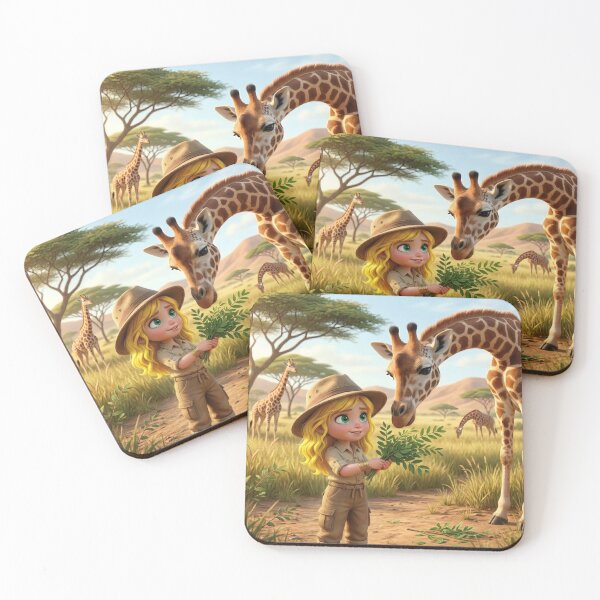 Item preview, Giraffe Oasis Safari designed and sold by Azurart2.