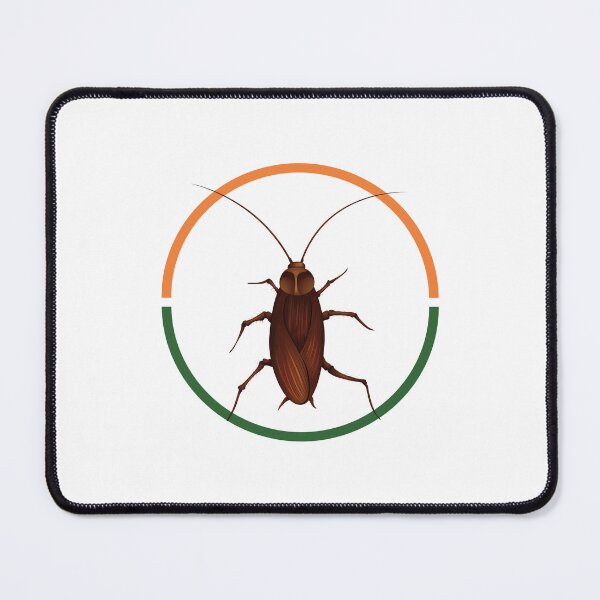 Item preview, Cockroach Janta Party | CJP Retro Insect Logo Design | Funny Bug Artwork designed and sold by UI Expert.