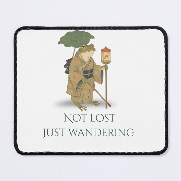 Item preview, The Wandering Frog: Find Your Zen designed and sold by فيلورا95.