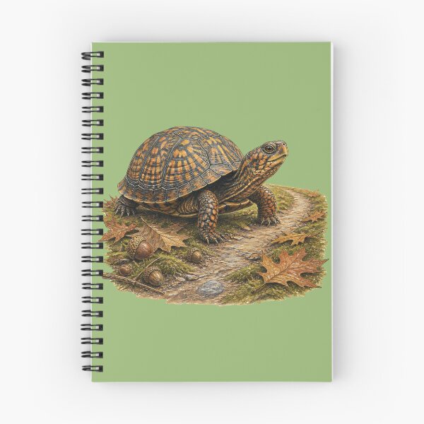 Item preview, Eastern Box Turtle Slow Wanderer designed and sold by BloomStudio1.