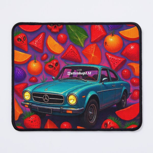 Item preview, Retro Vintage Car Amidst Surreal Fruit designed and sold by QutteshopLM .