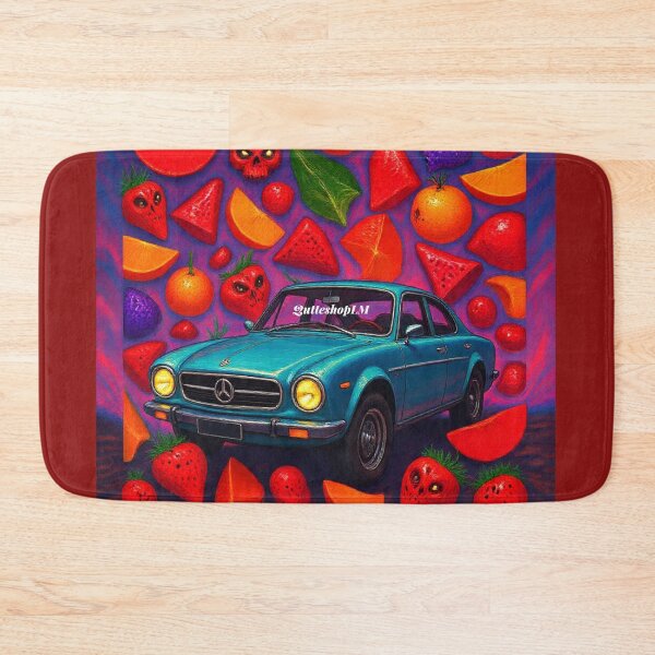 Item preview, Retro Vintage Car Amidst Surreal Fruit designed and sold by QutteshopLM .
