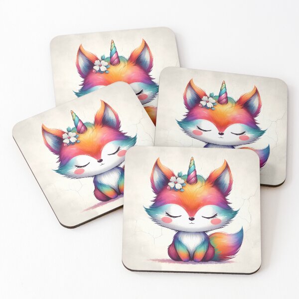 Item preview, Zen Unicorn Fox, Ai Generated Art designed and sold by ACC .