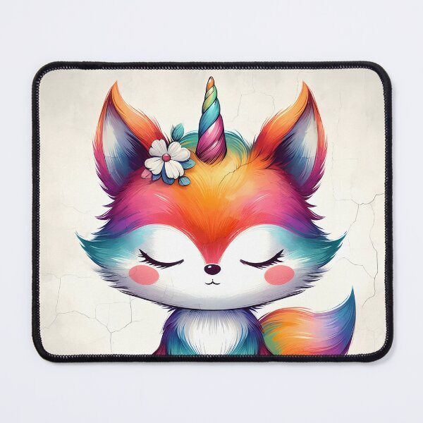 Item preview, Zen Unicorn Fox, Ai Generated Art designed and sold by ACC .