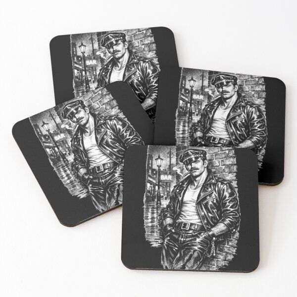Item preview, Gay Leather Bar Daddy Back Alley Leder Pride Graphic Design designed and sold by ItsAKinkThing.