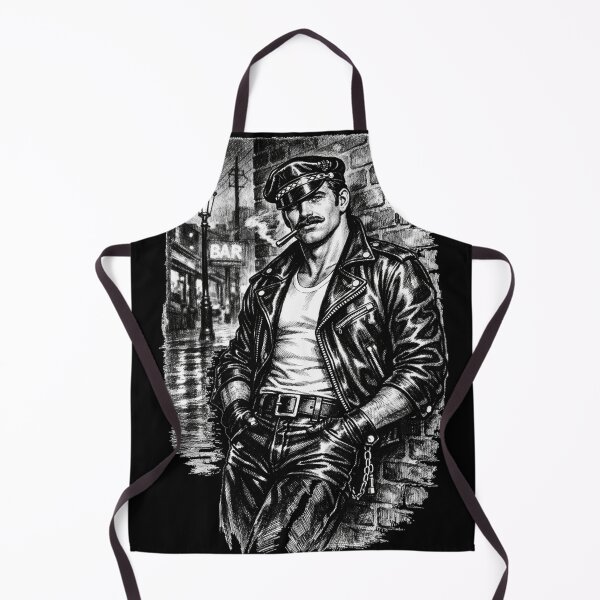 Item preview, Gay Leather Bar Daddy Back Alley Leder Pride Graphic Design designed and sold by ItsAKinkThing.