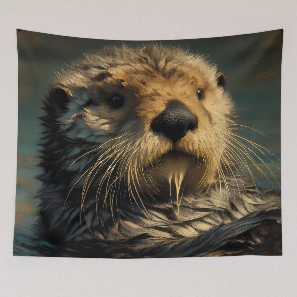 Item preview, Sea Otter Art #10 | Otter Lovers designed and sold by ksgraphics222.