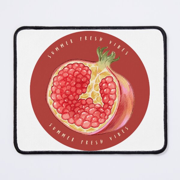 Item preview, Watercolor Pomegranate Sticker | Bold Red Fruit Illustration designed and sold by Nksparks.