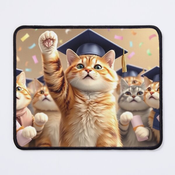 Item preview, Happy Graduating Cats - Group Celebration designed and sold by Tama-sirth.