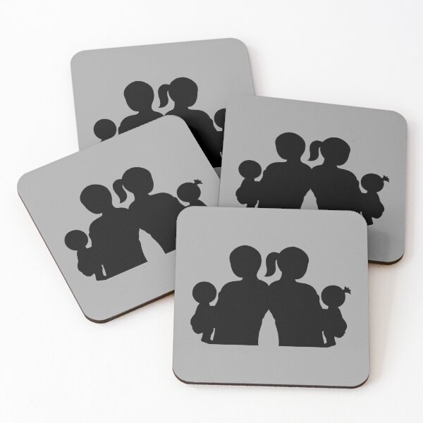 Item preview, Family Silhouette Parents Children Love Together designed and sold by shirt-o-mat.