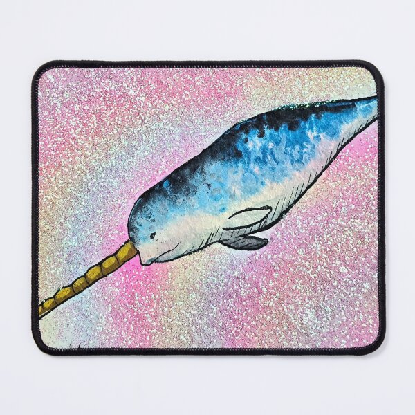 Item preview, Rainbows Glitter Narhwal designed and sold by JurassicParkans.