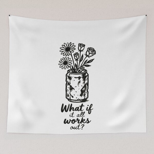 Item preview, What If It All Works Out? Positive Mindset Hopeful Optimism Motivation designed and sold by JonesFlora2025.