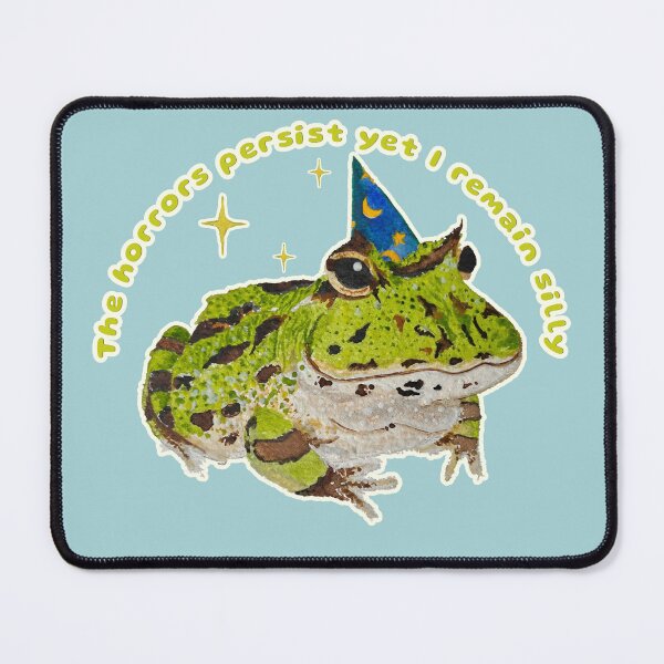 Item preview, The Horrors Persist, Yet I Remain Silly (Wizard Horace) designed and sold by Blackberries & Moss.