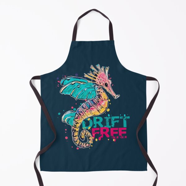 Item preview, Drift Free - Psychedelic Seahorse Art designed and sold by ArtdeGwo.