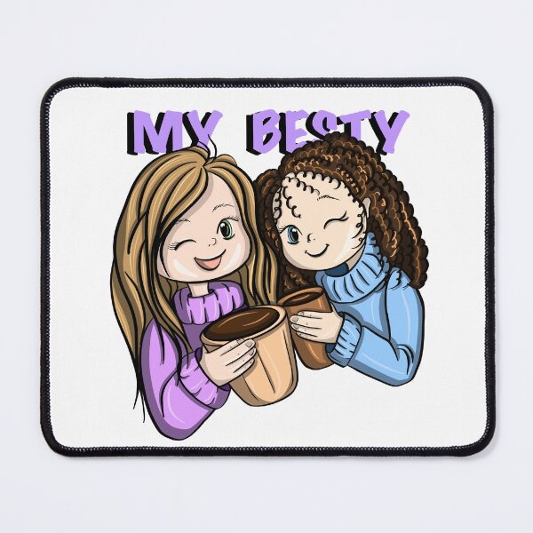 Item preview, My besty interesting print for girls best friends t shirt designed and sold by Maryart8.