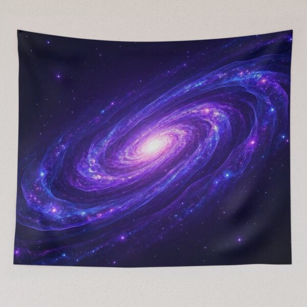 Item preview, Layered Spiral 3D Ultraviolet Galaxy  designed and sold by 3free3street - Neon & Graffiti Digital Art.