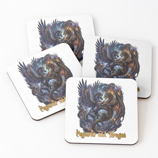 Item preview, A Joint Performance by Pegasus and the Dragon designed and sold by LOVEARTDESIGN.