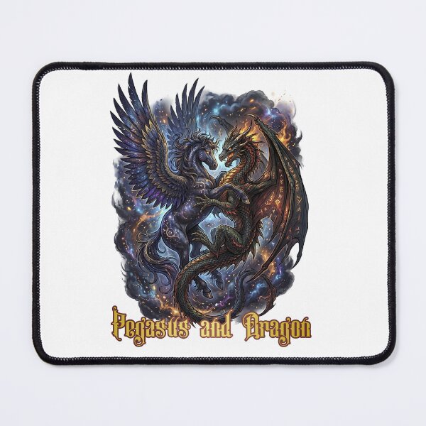Item preview, A Joint Performance by Pegasus and the Dragon designed and sold by LOVEARTDESIGN.
