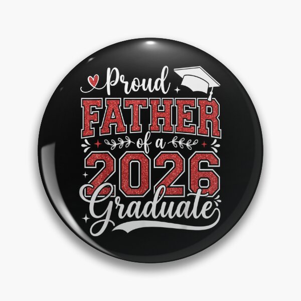 Item preview, Proud Father Of A 2026 Graduate Red Glitter Class Of 2026 designed and sold by GalenoHenley.