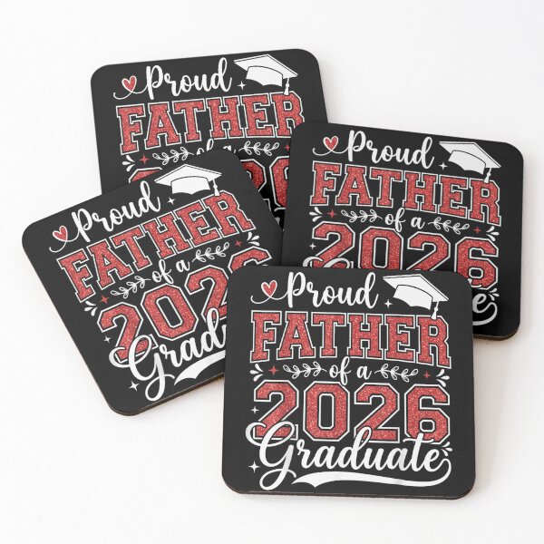 Item preview, Proud Father Of A 2026 Graduate Red Glitter Class Of 2026 designed and sold by GalenoHenley.
