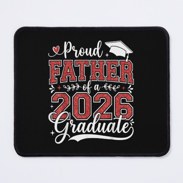 Item preview, Proud Father Of A 2026 Graduate Red Glitter Class Of 2026 designed and sold by GalenoHenley.