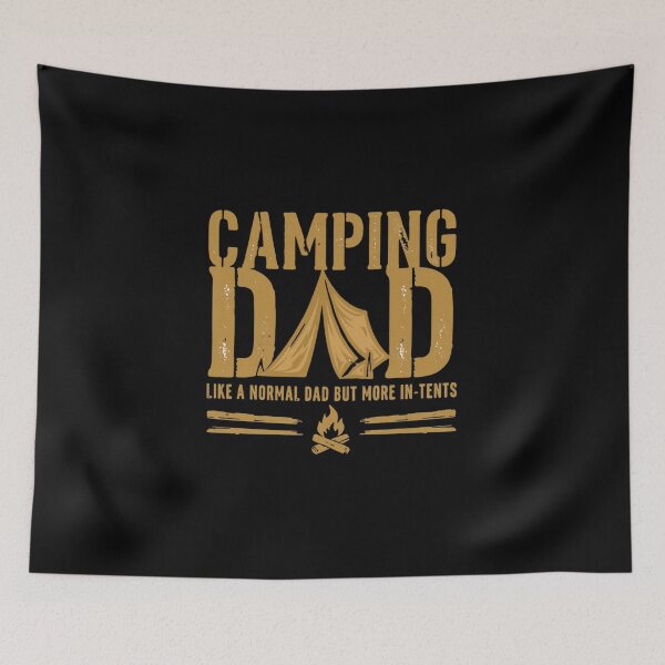 Item preview, Camping Dad Outdoor Adventure Campfire Graphic Fathers Day Gift designed and sold by Thread&Fable.