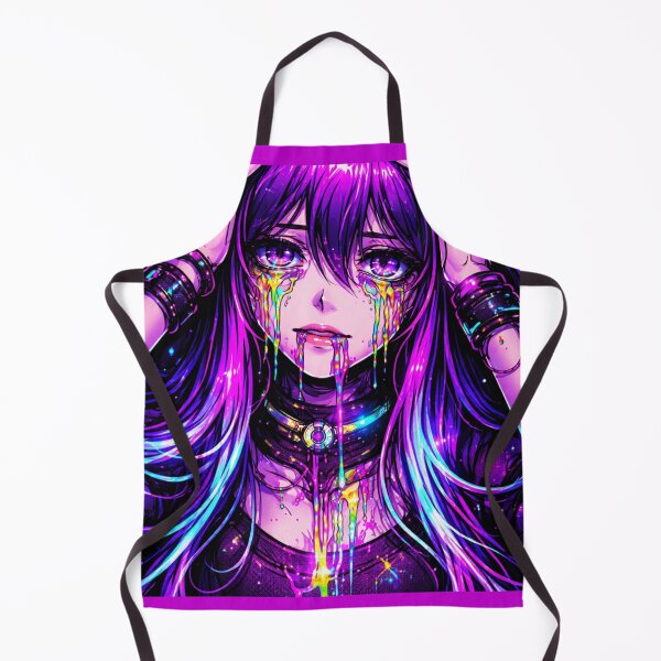Item preview, Cyberpunk Neon Cry Anime Girl designed and sold by AnimDream .