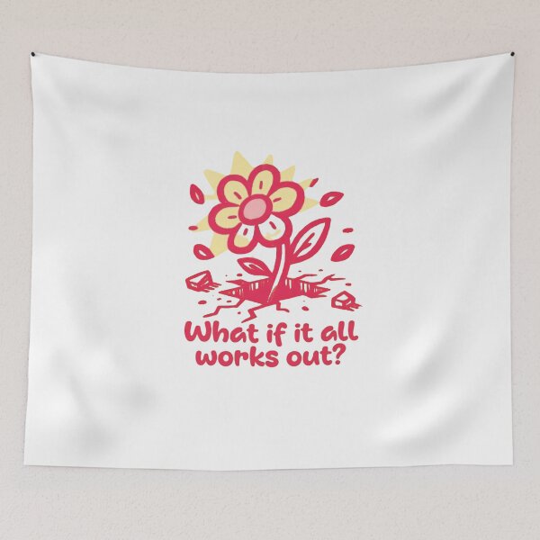 Item preview, What If It All Works Out Optimism Hopeful Positive Thinking Mental Wellness designed and sold by JonesFlora2025.