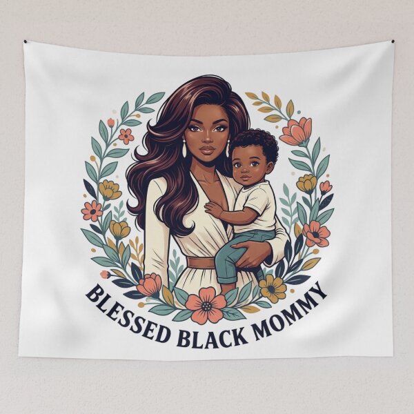 Item preview, Blessed Black Mommy boy mom edition designed and sold by BlessedBlackBeautiful.