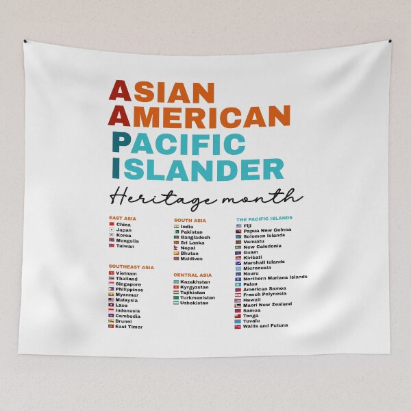 Item preview, AAPI Flags Asian American and Pacific Islander Countries Heritage Month designed and sold by NUMAcreations.