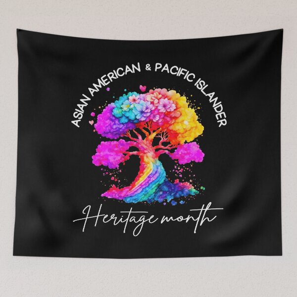 Item preview, Asian American Pacific Islander Heritage Colorful Tree designed and sold by NUMAcreations.
