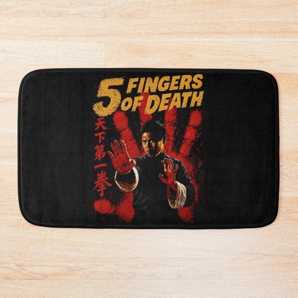 Item preview, 5 Fingers of Death Retro Martial Arts Kung Fu designed and sold by Realmendesign.