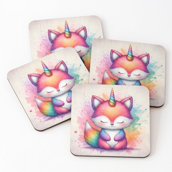 Item preview, Zen Unicorn Fox, Ai Generated Art designed and sold by ACC .