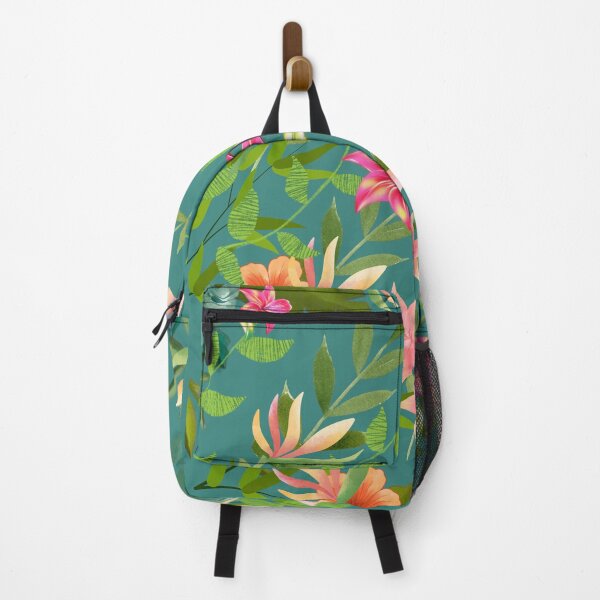 Item preview, Wild Floral Garden on aqua designed and sold by Sage2026.