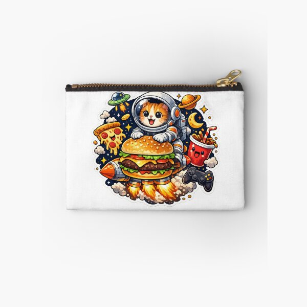 Item preview, Cosmic Burger Cat Astronaut  designed and sold by zenithviv.