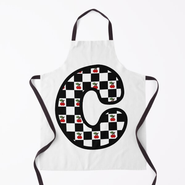 Item preview, Checkered Pattern “C” with Cherries designed and sold by SoaringMoon.