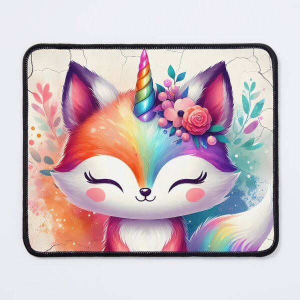 Item preview, Zen Unicorn Fox, Ai Generated Art designed and sold by ACC .