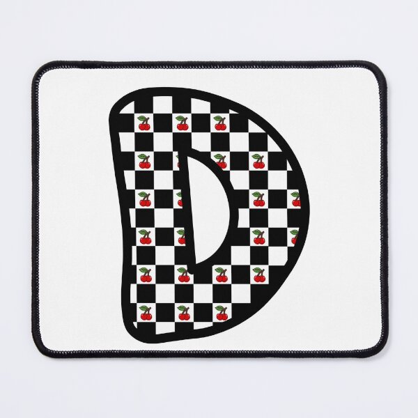 Item preview, Checkered Pattern “D” with Cherries designed and sold by SoaringMoon.