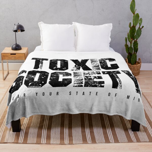 Item preview, TOXIC SOCIETY - Dark Industrial Streetwear Typography Design designed and sold by Darkmosfear.