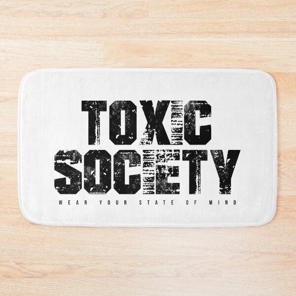 Item preview, TOXIC SOCIETY - Dark Industrial Streetwear Typography Design designed and sold by Darkmosfear.