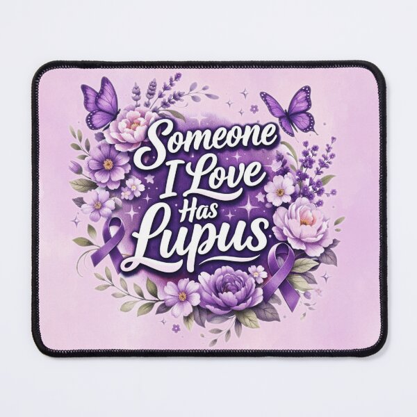 Item preview, Lupus Awareness – Purple Ribbon Butterfly Hope & Strength Design designed and sold by MysticOzzy.
