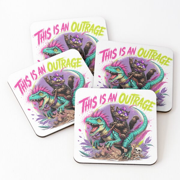 Item preview, Copy of Sassy Cat Riding Dinosaur Design designed and sold by HaGuu.